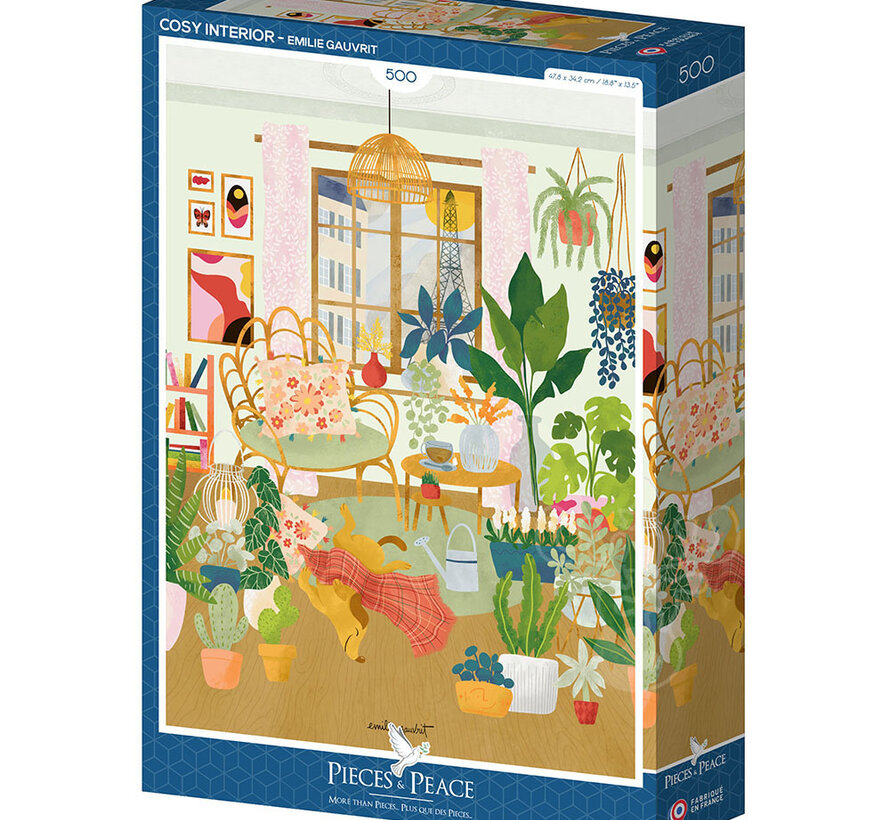 Pieces & Peace Cosy Interior Puzzle 500pcs