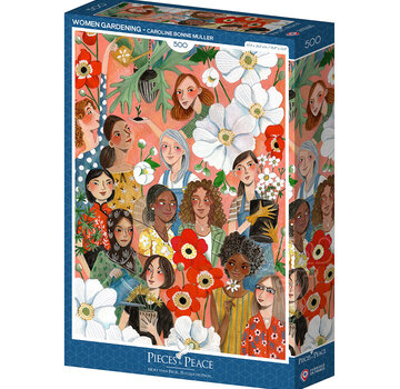 Pieces & Peace Pieces & Peace Women Gardening Puzzle 500pcs