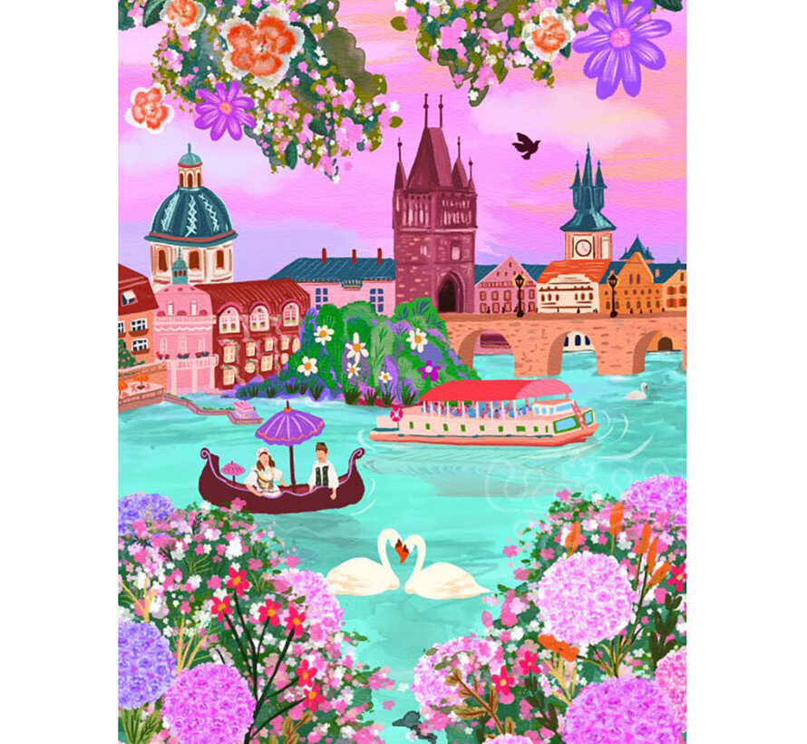 Pieces & Peace Prague, Czech Republic Puzzle 500pcs