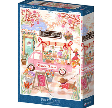 Pieces & Peace Pieces & Peace Forever Flora, Flower Truck Puzzle 500pcs