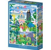 Pieces & Peace Pieces & Peace Nantes Fantastique (Fantastic Nantes) Puzzle 1500pcs