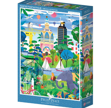 Pieces & Peace Pieces & Peace Nantes Fantastique (Fantastic Nantes) Puzzle 1500pcs