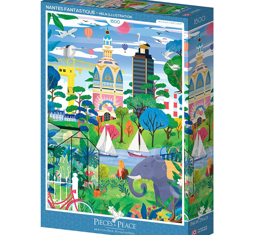 Pieces & Peace Nantes Fantastique (Fantastic Nantes) Puzzle 1500pcs