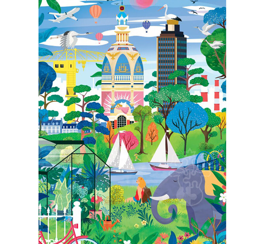 Pieces & Peace Nantes Fantastique (Fantastic Nantes) Puzzle 1500pcs