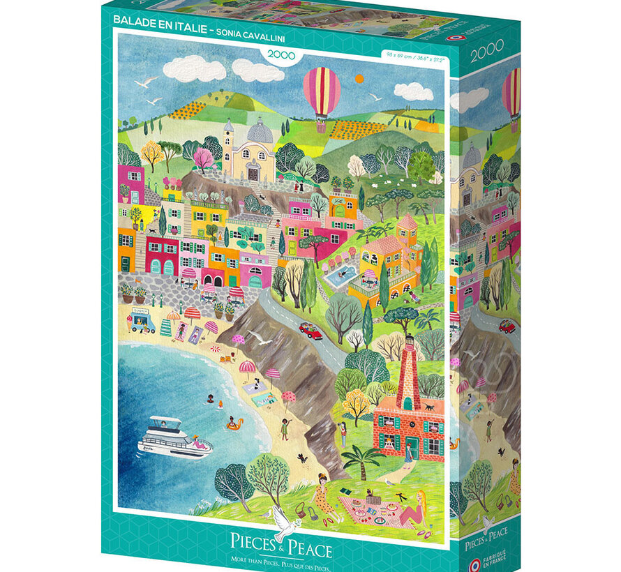 Pieces & Peace Balade en Italie Puzzle 2000pcs