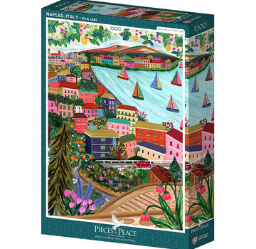Pieces & Peace Pieces & Peace Naples, Italy Puzzle 1000pcs