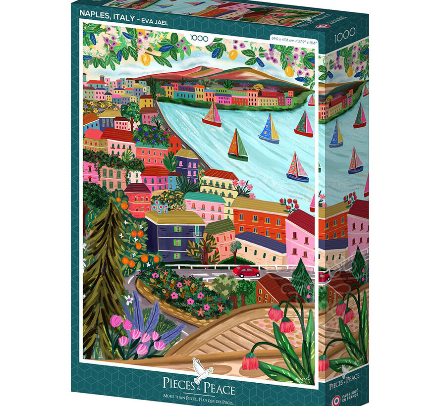 Pieces & Peace Naples, Italy Puzzle 1000pcs