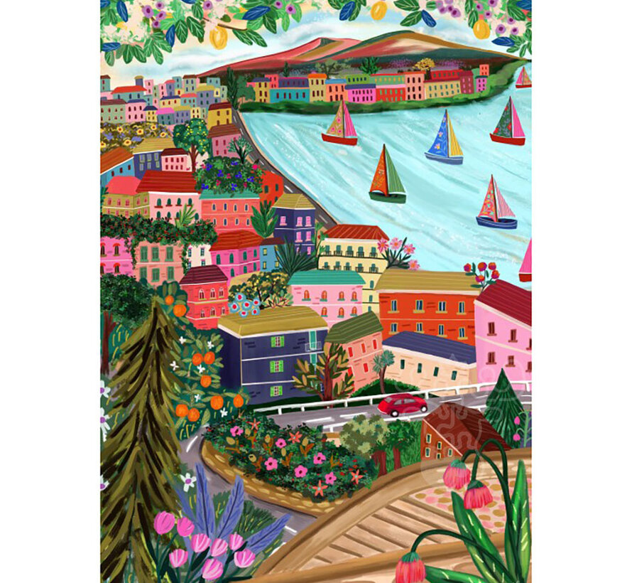 Pieces & Peace Naples, Italy Puzzle 1000pcs