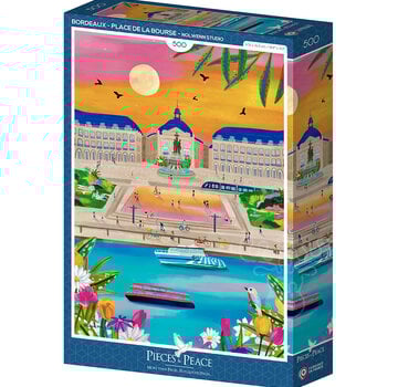 Pieces & Peace Pieces & Peace Bordeaux - Place de la Bourse Puzzle 500pcs
