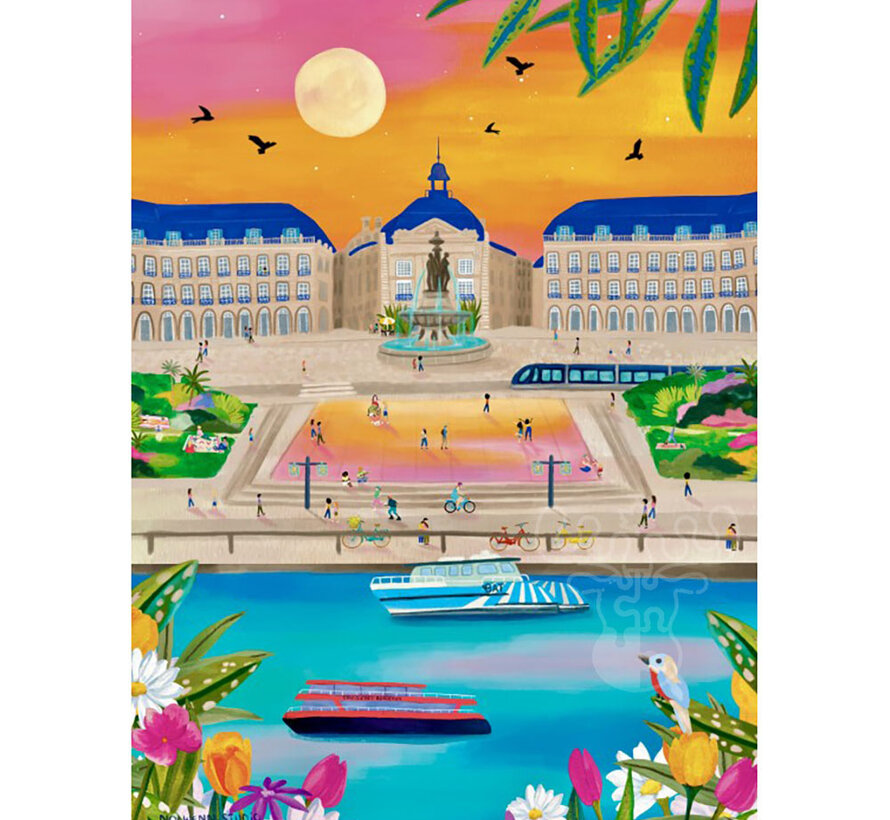 Pieces & Peace Bordeaux - Place de la Bourse Puzzle 500pcs