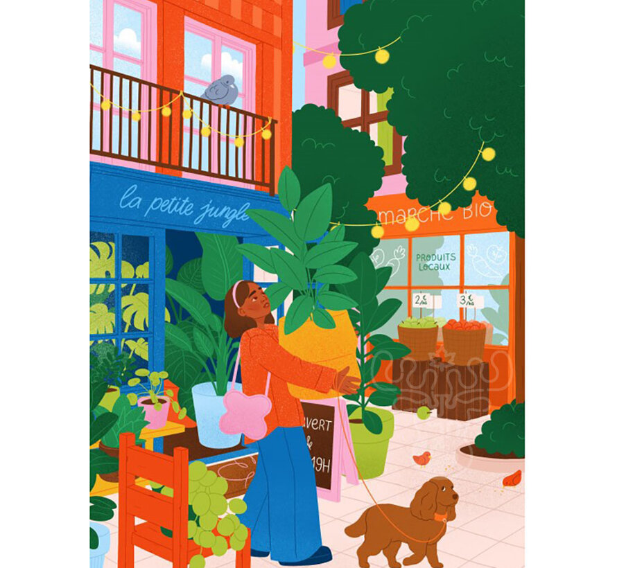 Pieces & Peace Virée botanique (Botanical Walk) Puzzle 500pcs