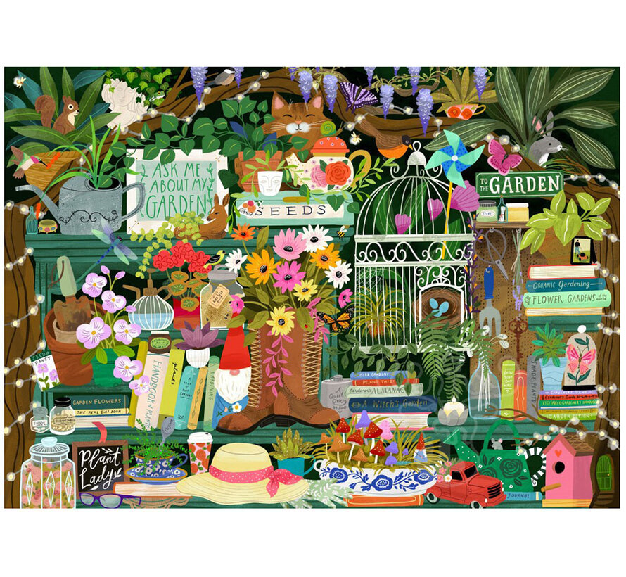 Pieces & Peace A Gardener's Library Puzzle 1500pcs