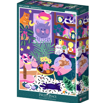 Pieces & Peace Pieces & Peace Cat Lover Puzzle 1000pcs