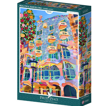 Pieces & Peace Pieces & Peace Beautiful Barcelona Puzzle 1000pcs