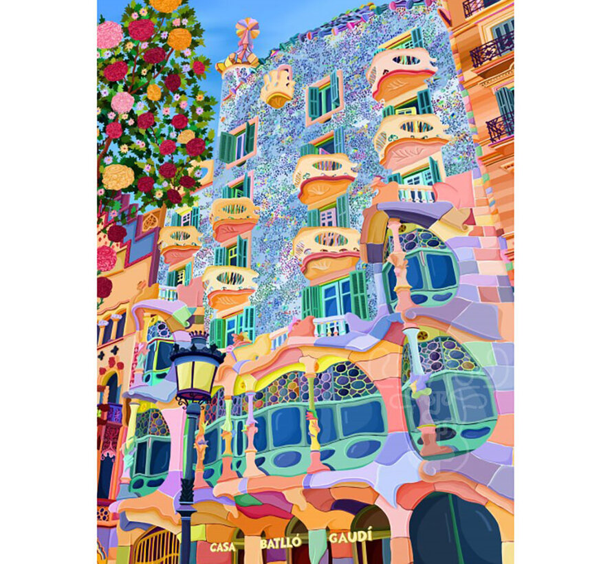 Pieces & Peace Beautiful Barcelona Puzzle 1000pcs