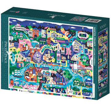 Pieces & Peace Pieces & Peace Nantes, France Puzzle 1000pcs
