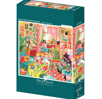 Pieces & Peace Pieces & Peace Balcony Music Room Puzzle 1000pcs
