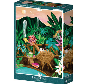 Pieces & Peace Pieces & Peace Tropical Break Puzzle 1000pcs