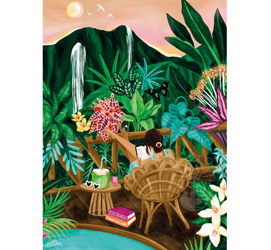 Pieces & Peace Tropical Break Puzzle 1000pcs