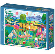 Pieces & Peace Pieces & Peace L'été au camping (Summer Camping) Puzzle 1500pcs