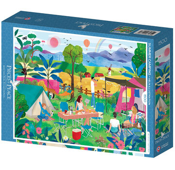 Pieces & Peace Pieces & Peace L'été au camping (Summer Camping) Puzzle 1500pcs