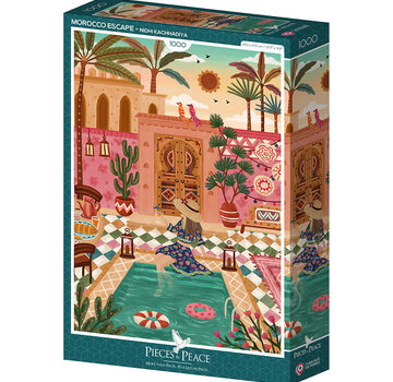 Pieces & Peace Pieces & Peace Morocco Escape Puzzle 1000pcs