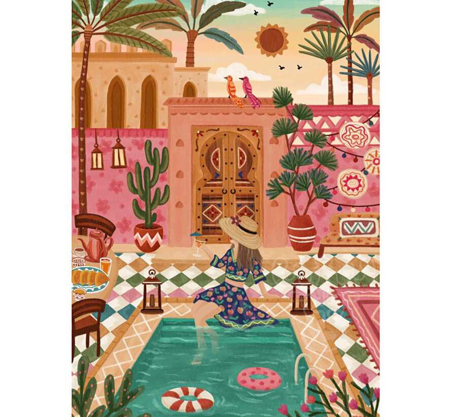 Pieces & Peace Morocco Escape Puzzle 1000pcs