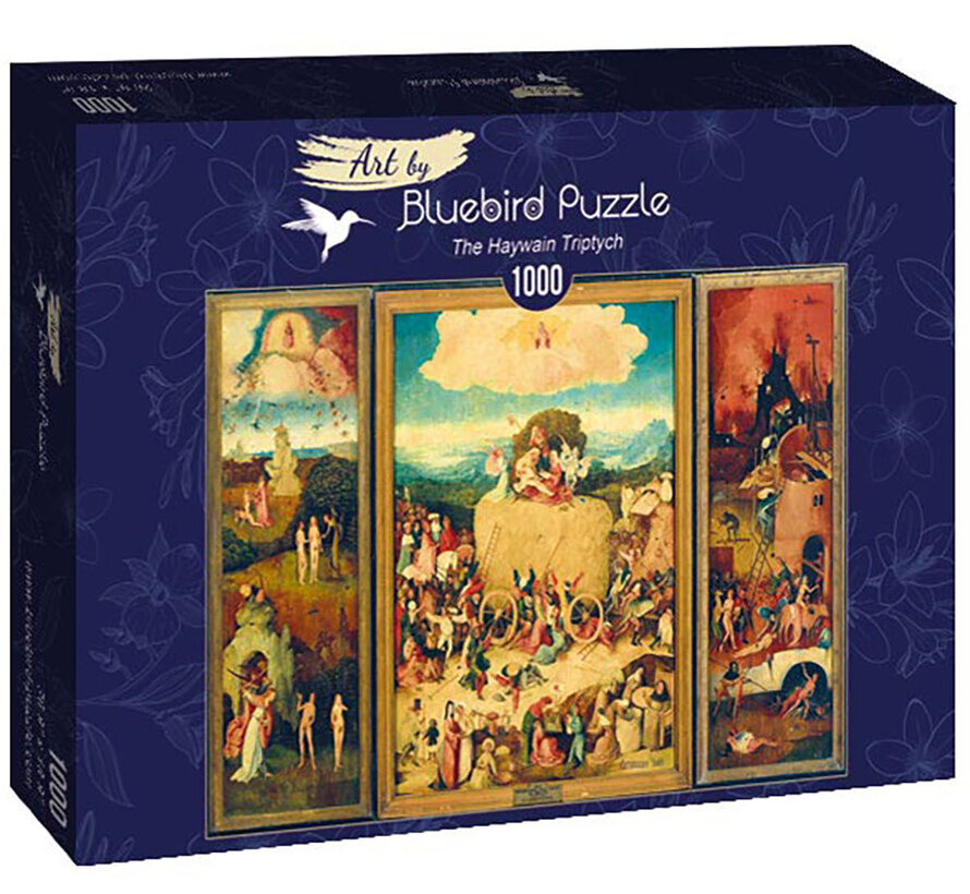Bluebird Bosch - The Haywain Triptych Puzzle 1000pcs