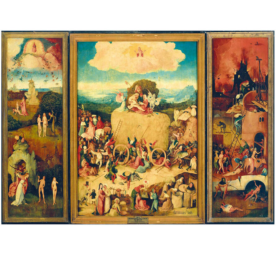 Bluebird Bosch - The Haywain Triptych Puzzle 1000pcs