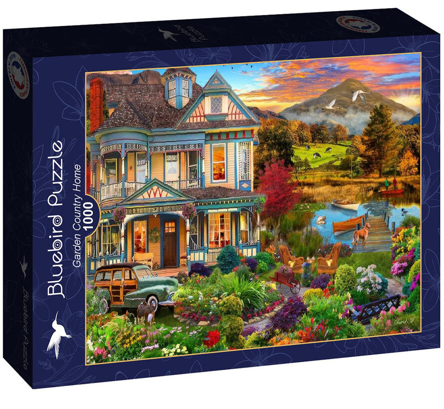 Bluebird Garden Country Home Puzzle 1000pcs