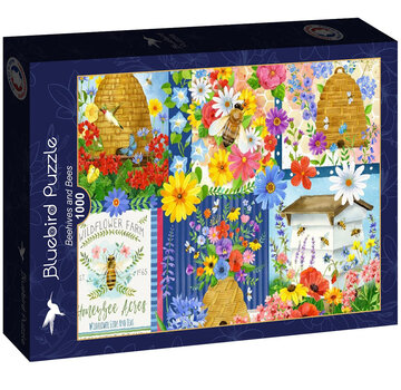 Bluebird Bluebird Beehives and Bees Puzzle 1000pcs