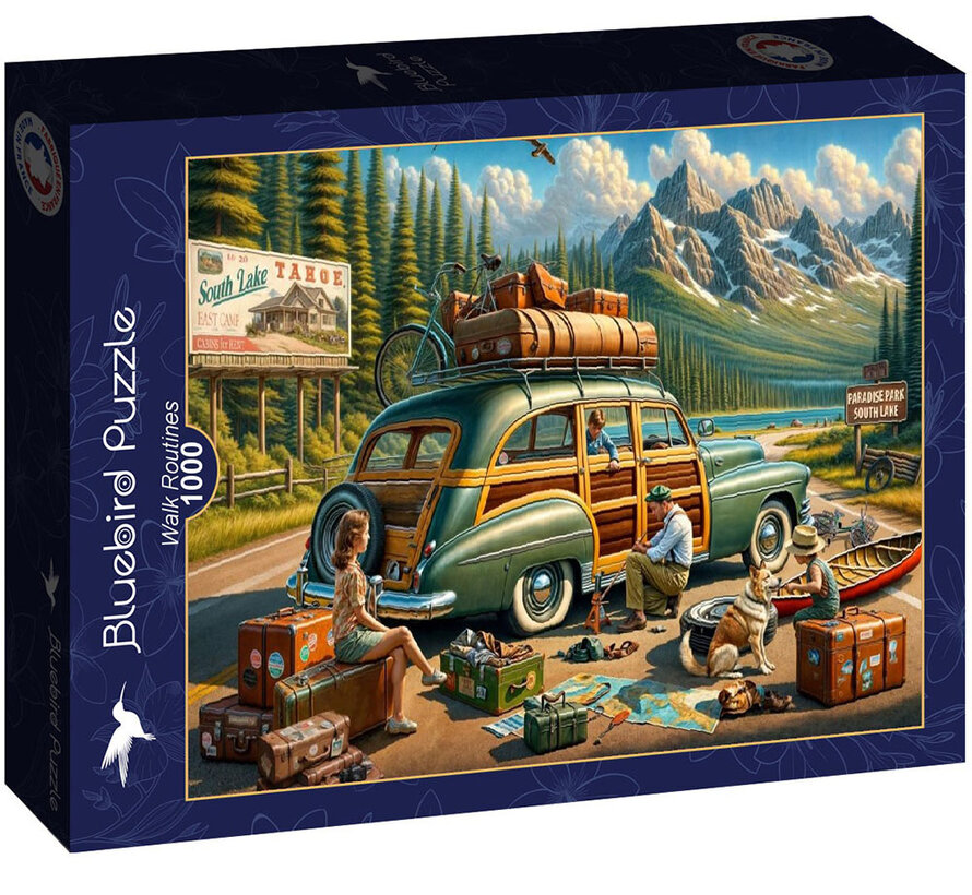 Bluebird Walk Routines Puzzle 1000pcs