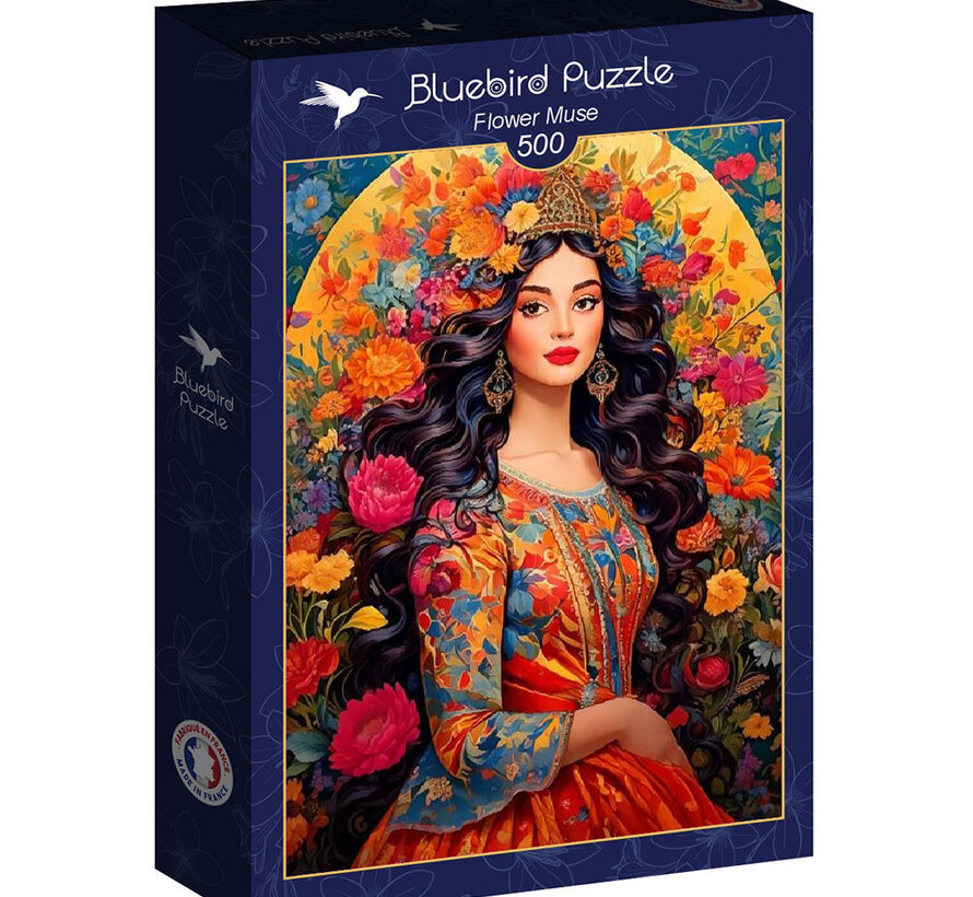 Bluebird Flower Muse Puzzle 500pcs