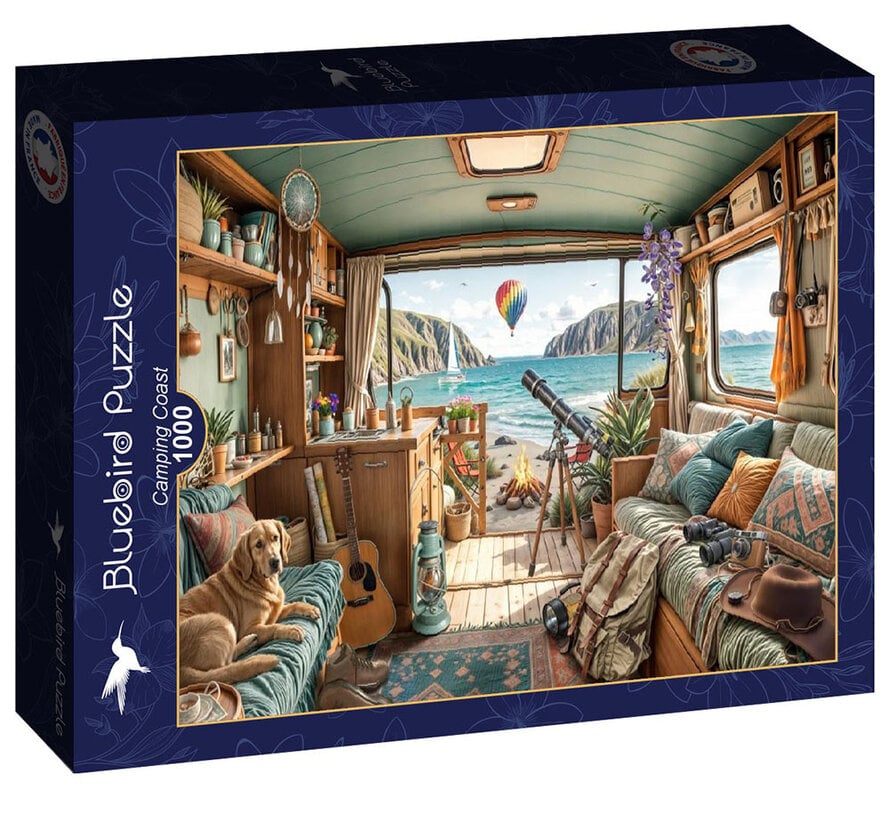 Bluebird Camping Coast Puzzle 1000pcs
