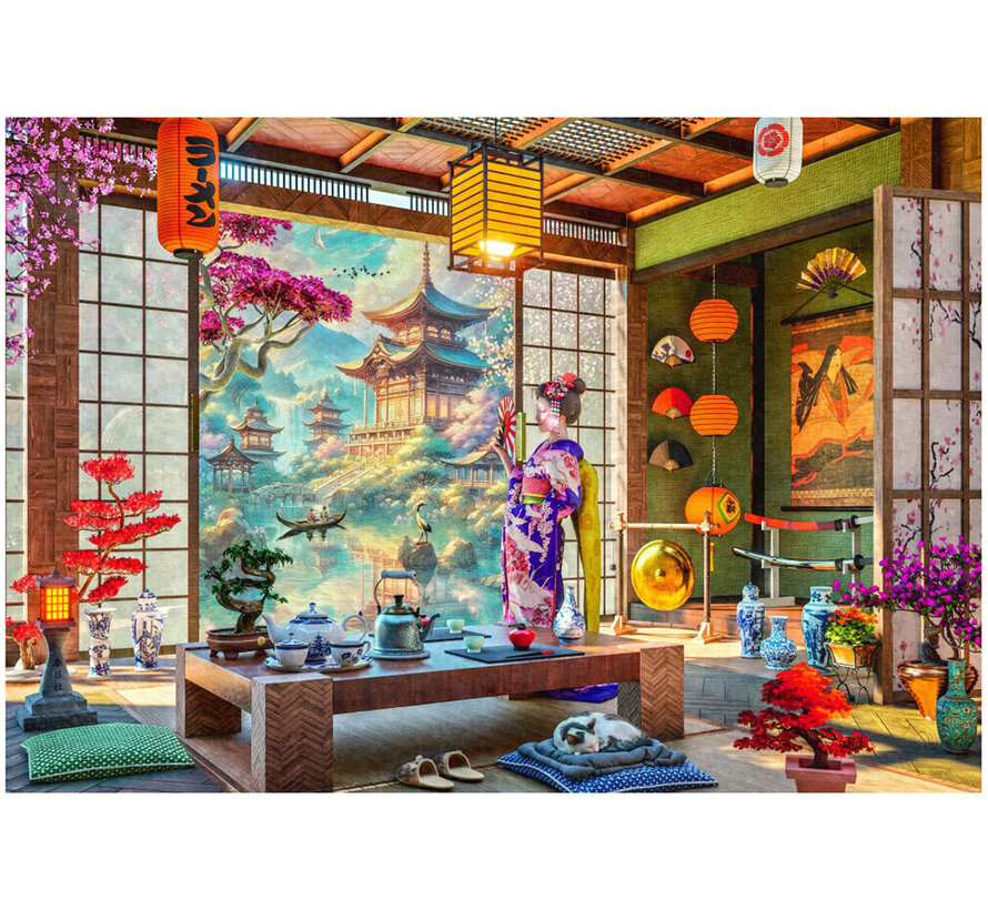 Bluebird Japan Tea Room Puzzle 1000pcs