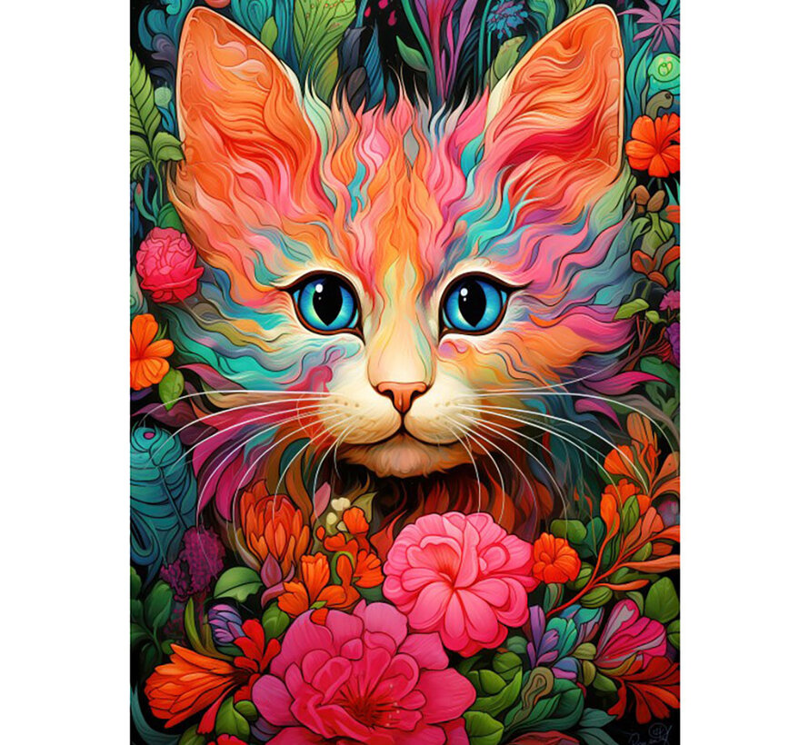 Bluebird Kitty & Bloom Puzzle 1000pcs