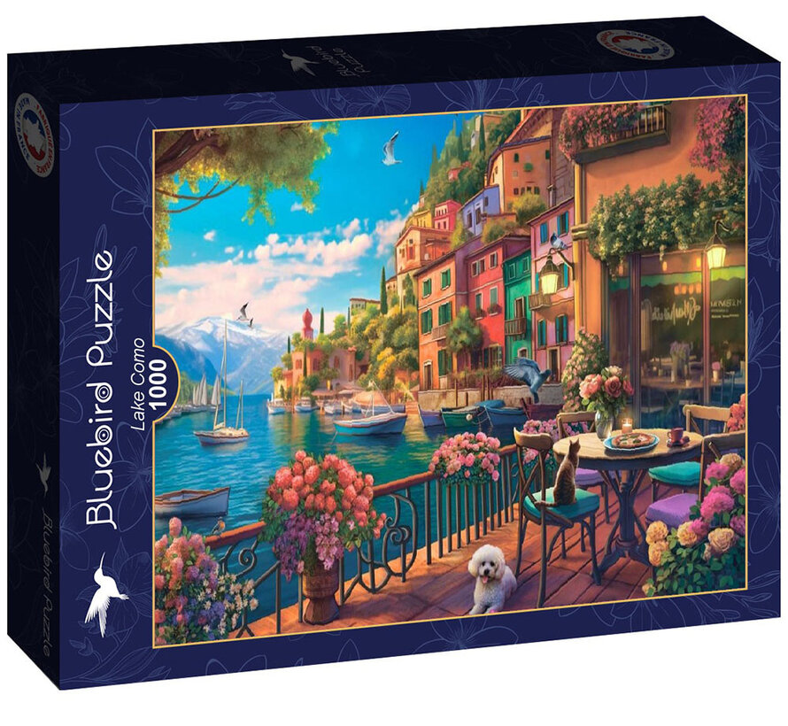 Bluebird Lake Como Puzzle 1000pcs