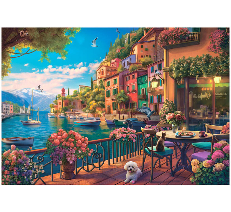 Bluebird Lake Como Puzzle 1000pcs