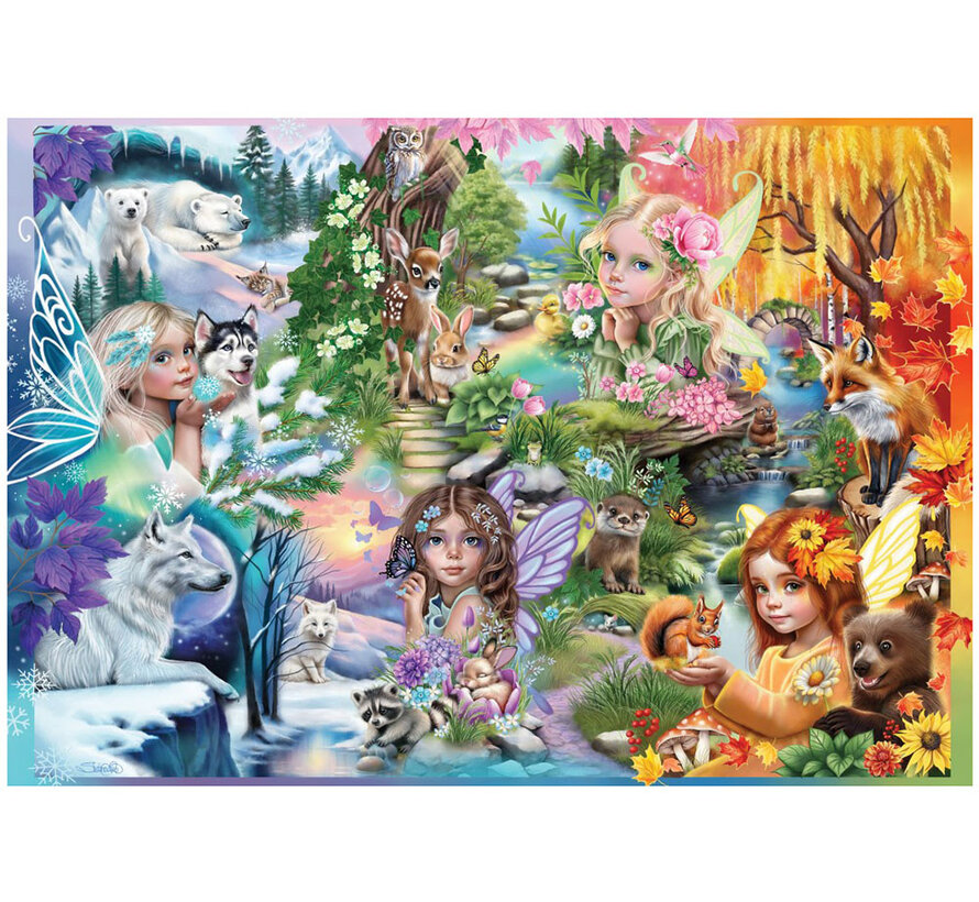 Bluebird A Season of Fairies Puzzle 1000pcs