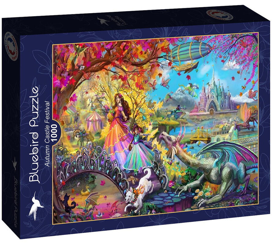 Bluebird Autumn Castle Festival Puzzle 1000pcs