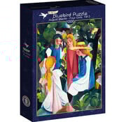 Bluebird Bluebird August Macke - Four Girls, 1913 Puzzle 1000pcs