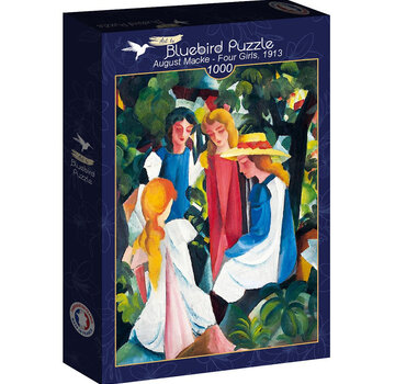 Bluebird Bluebird August Macke - Four Girls, 1913 Puzzle 1000pcs