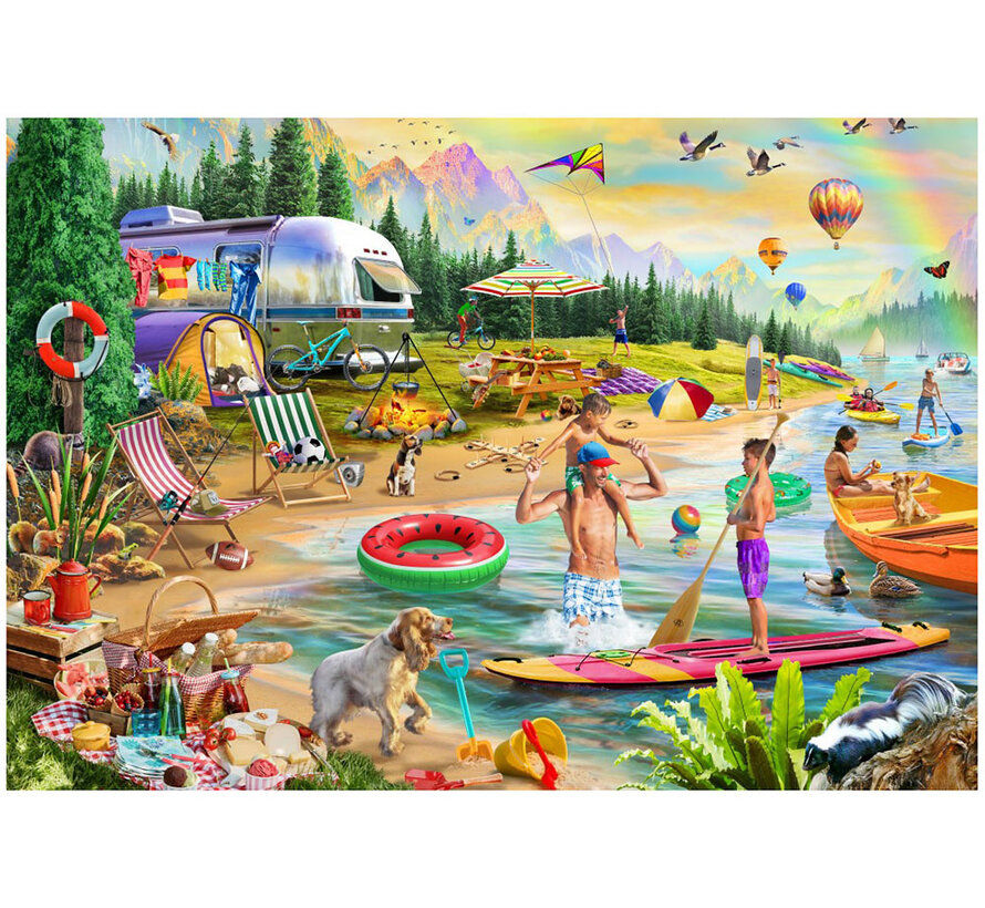 Bluebird Lakeside Summer Camp Puzzle 1000pcs