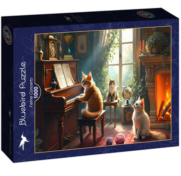 Bluebird Bluebird Feline Concerto Puzzle 1000pcs