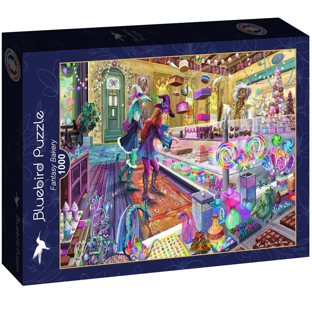 Bluebird Puzzle - Roman Ruins in Spring, Italy - 1000 Piece Jigsaw Puz