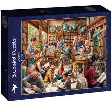 Bluebird Bluebird Bookstore Puzzle 1000pcs