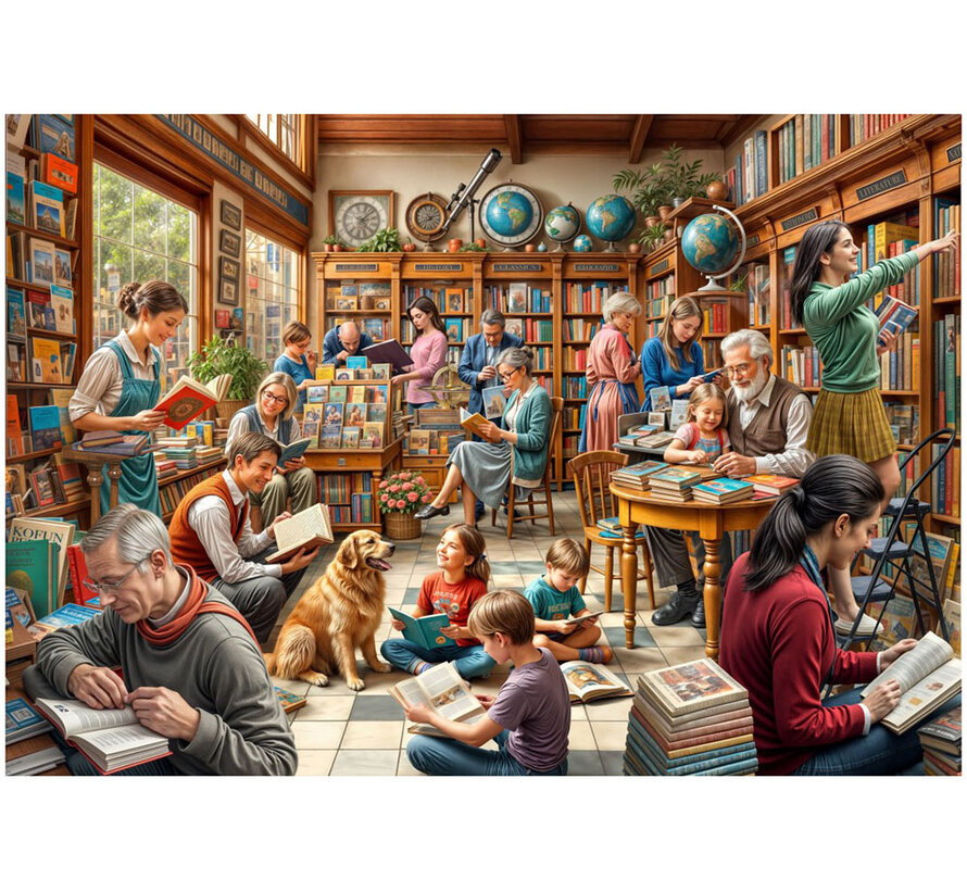 Bluebird Bookstore Puzzle 1000pcs