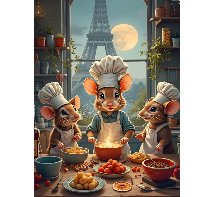 Bluebird Little Chefs of Paris Puzzle 1000pcs