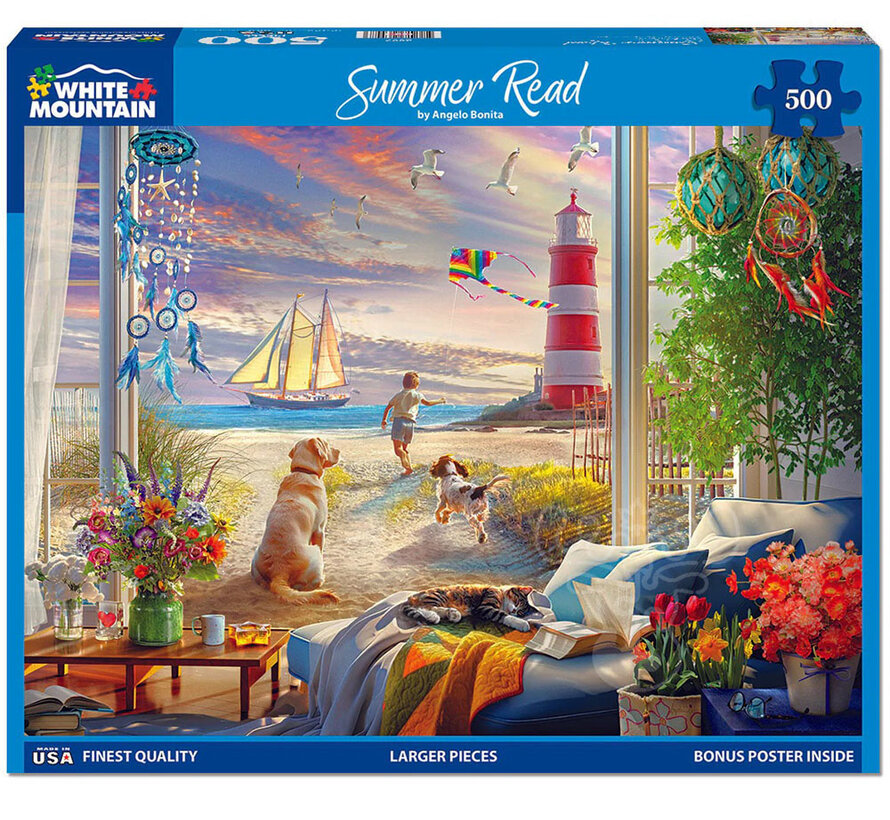 White Mountain Summer Read Puzzle 500pcs