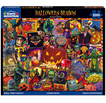 White Mountain White Mountain Halloween Season Puzzle 1000pcs